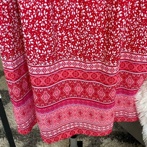 Host Pick! Gap Sleeveless Print Pintuck Shirtdress - Picture 9 of 11